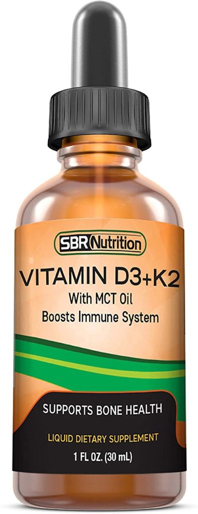 vitamina líquida d3+k2 SBR nutrition