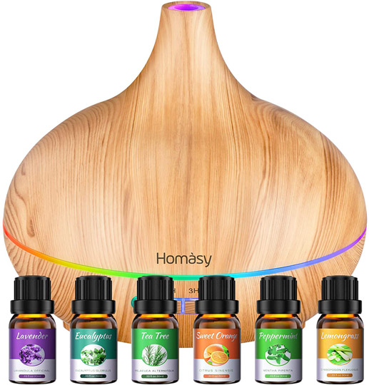difusor de aromaterapia con aceites esenciales