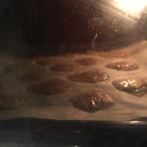 galletas de sarraceno en el horno